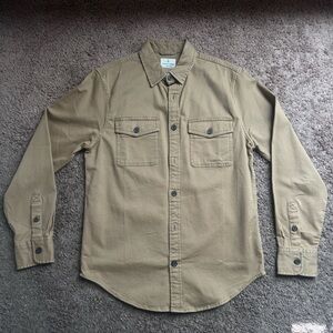 Mutual Weave Button-Up Overshirt